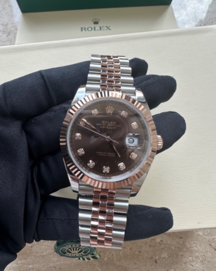 Часы Rolex Datejust 41mm Steel and Everose Gold 126331-0004