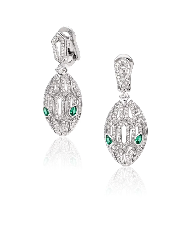 Серьги BVLGARI Serpenti Seduttori Earrings 352756