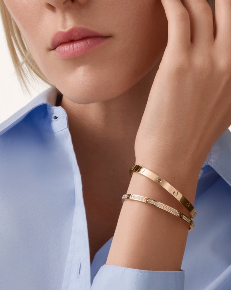 Браслет Cartier LOVE BRACELET SMALL MODEL PAVED N6710717