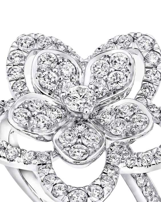 Кольцо Graff Wild Flower Large Diamond Ring RGR845