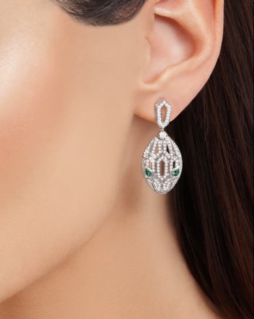 Серьги BVLGARI Serpenti Seduttori Earrings 352756