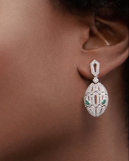 Серьги BVLGARI Serpenti Seduttori Earrings 352756