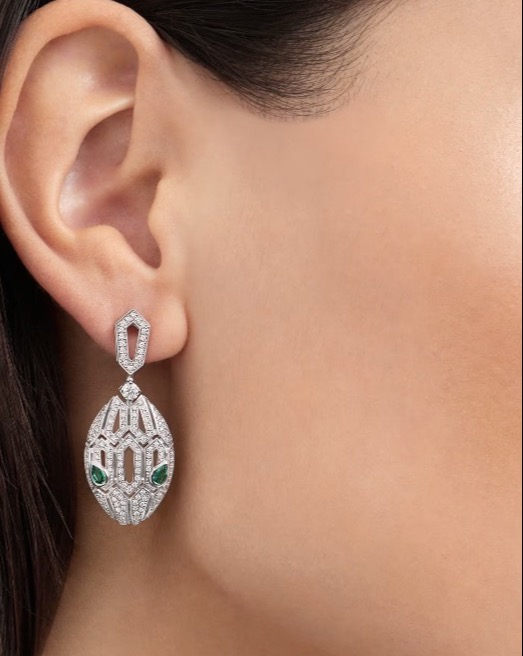 Серьги BVLGARI Serpenti Seduttori Earrings 352756