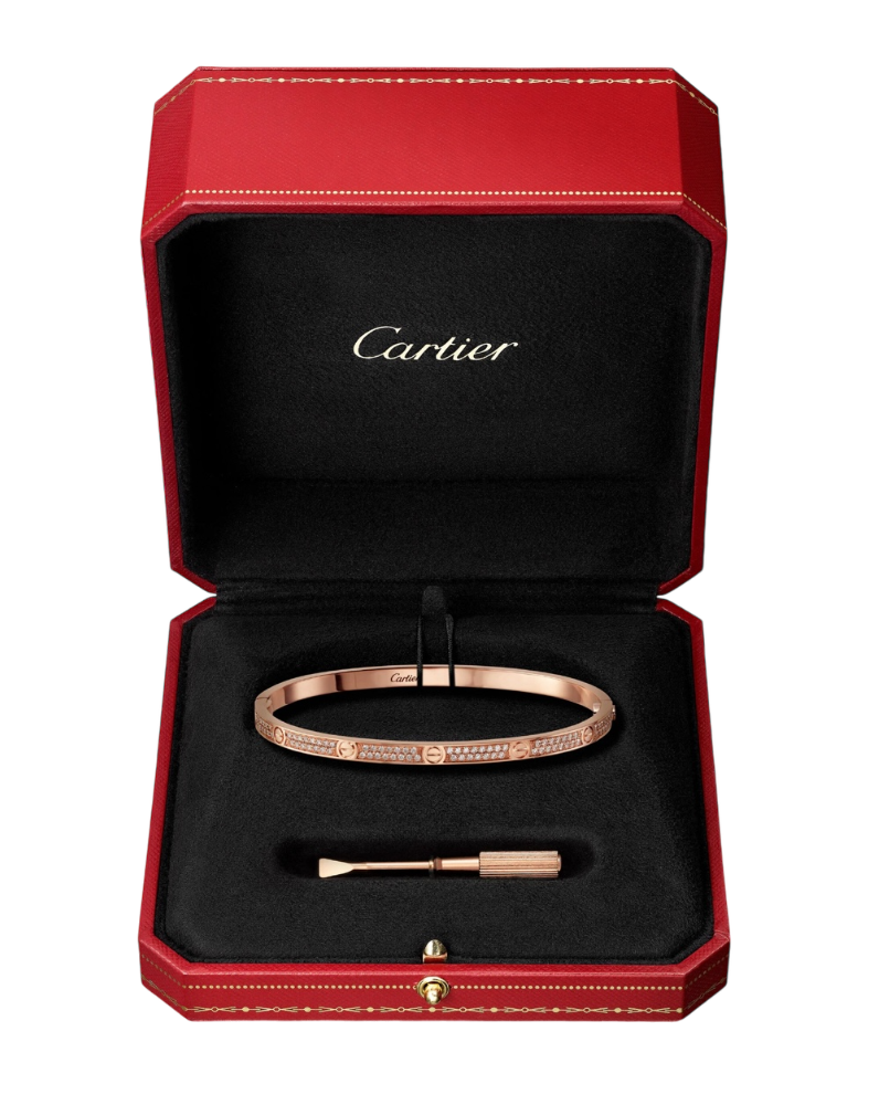 Браслет Cartier LOVE BRACELET SMALL MODEL PAVED N6710717