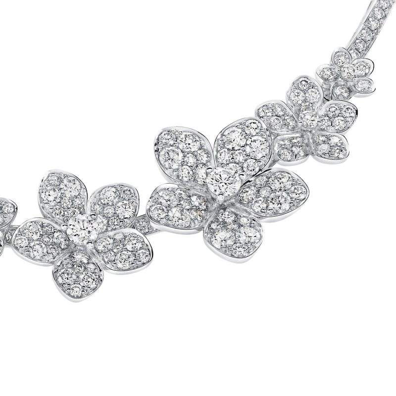 Колье Graff Wild Flower Diamond Necklace RGN758