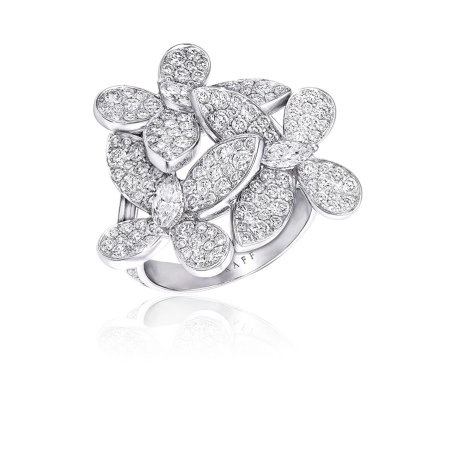 Кольцо Graff Triple Pavé Butterfly Diamond Small Ring RGR374