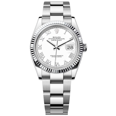 Часы Rolex Datejust 36mm Steel and White Gold 126234-0026