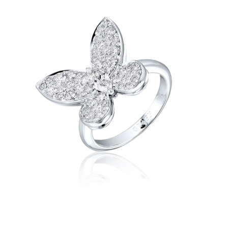 Кольцо Graff DIAMOND PAVE BUTTERFLY RING