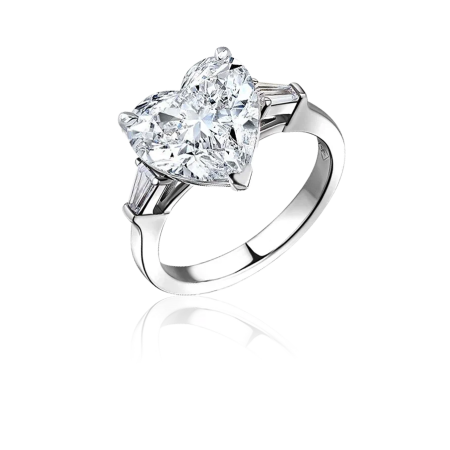 Кольцо No name DIAMOND RING 3.02ct HEART D/VS2 GIA