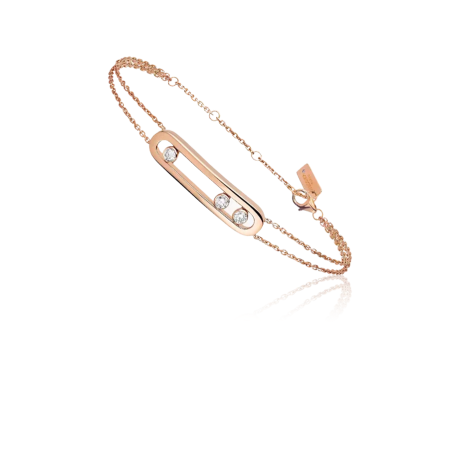 Браслет Messika MOVE CLASSIQUE Pink Gold Diamond Bracelet