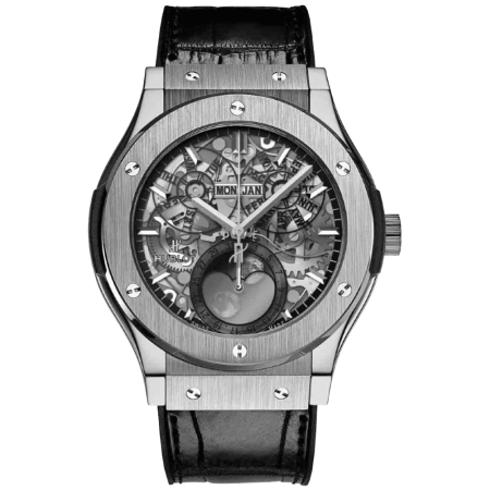 Часы Hublot Classic Fusion Aeromoon Titanium 517.NX.0170.LR