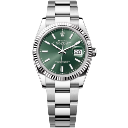 Часы Rolex DateJust 36 mm Steel and White Gold 126234-0052