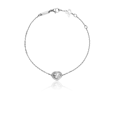 Браслет Chopard Happy Curves White Gold Diamond Bracelet 859203-1002