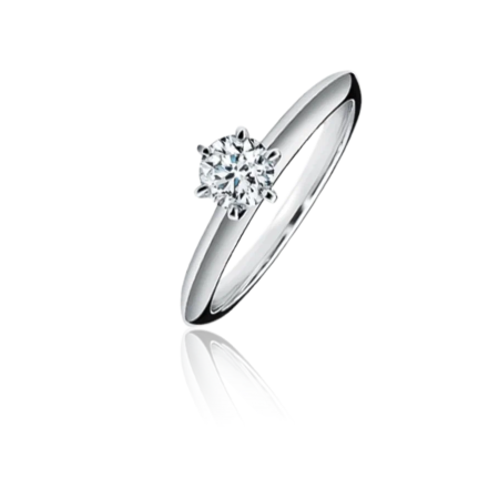 Кольцо Tiffany&Co. Помолвочное Tiffany Setting 0.31ct G/VS1.