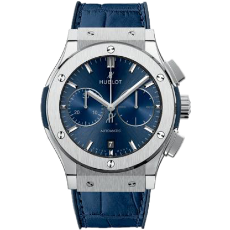 Часы Hublot CLASSIC FUSION BLUE CHRONOGRAPH TITANIUM