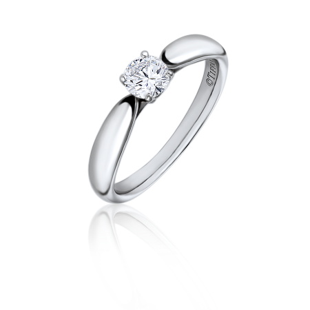 Кольцо с бриллиантом Tiffany&Co. 0.30 CT I/VS1