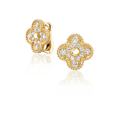 Серьги Van Cleef & Arpels Vintage Alhambra