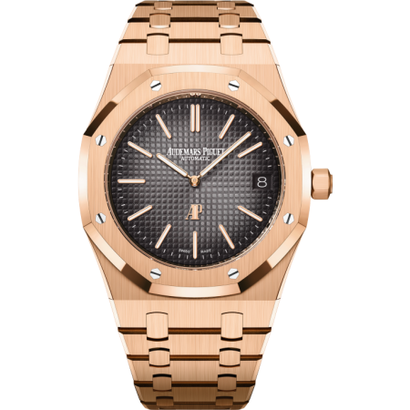 Часы AUDEMARS PIGUET ROYAL OAK «JUMBO» УЛЬТРАТОНКИЕ «50-ЛЕТНИЙ ЮБИЛЕЙ» 16202OR.OO.1240OR.01