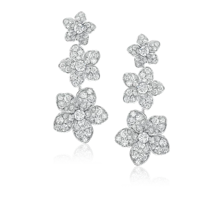 Серьги Graff Wild Flower Diamond Drop Earrings RGE1735