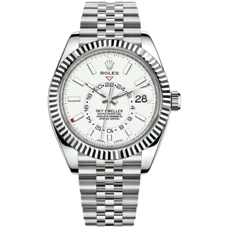 Часы Rolex Sky-Dweller 42mm Steel and White Gold 326934