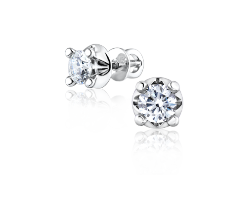 Серьги с бриллиантами 0,51/0,52 ct E/VVS2