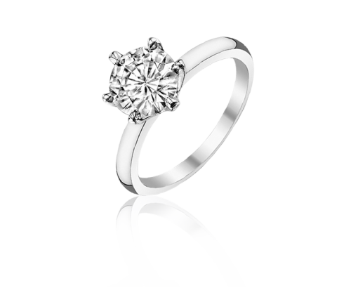 TIFFANY & CO КОЛЬЦО С БРИЛЛИАНТОМ 1.21 CT I/VS1