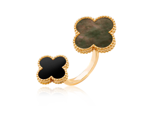 Van Cleef & Arpels Кольцо на два пальца Magic Alhambra