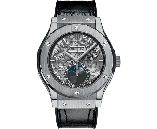 HUBLOT CLASSIC FUSION AEROFUSION MOONPHASE TITANIUM