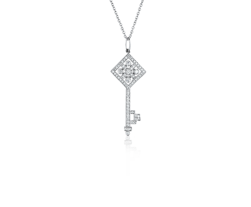 TIFFANY KEYS подвеска-ключ с бриллиантами.