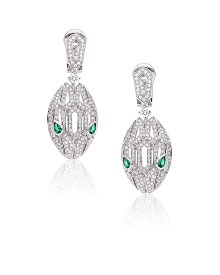 Серьги BVLGARI Serpenti Seduttori Earrings 352756