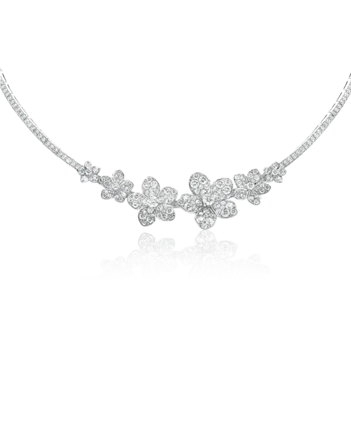 Колье Graff Wild Flower Diamond Necklace RGN758