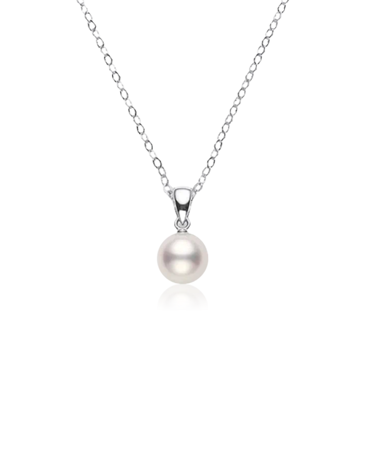 Подвеска Mikimoto Classic Pearl Pendant in White Gold PPS 803 W