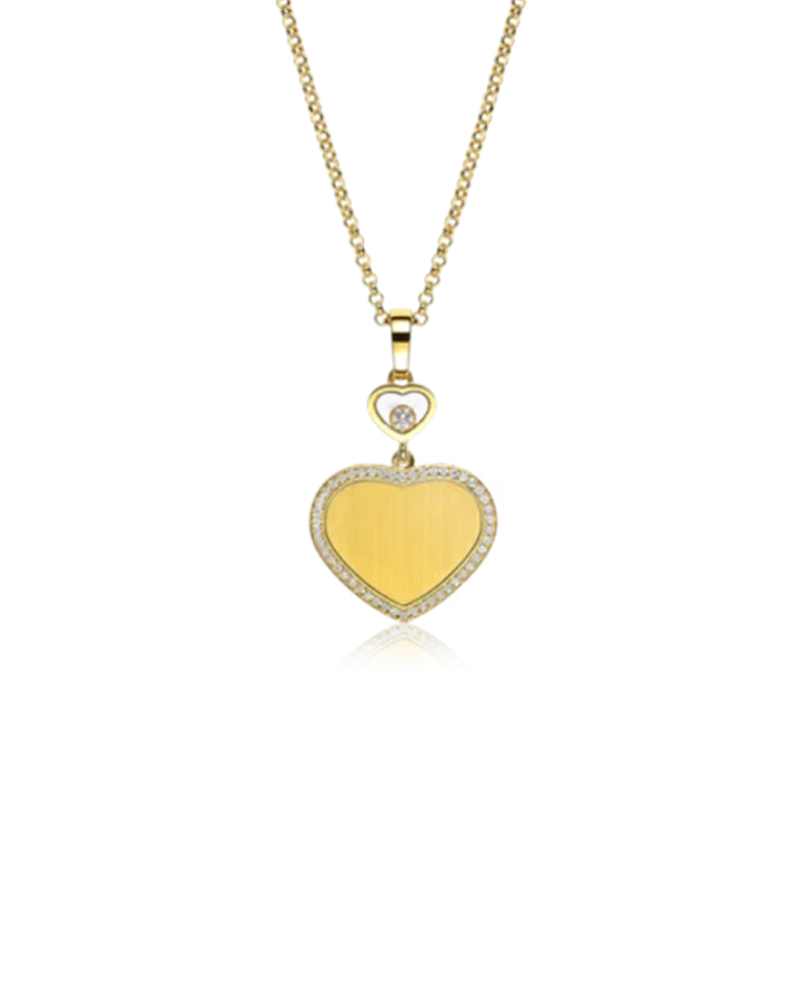 Подвеска Chopard HAPPY HEARTS GOLDEN HEARTS 79A107-0921