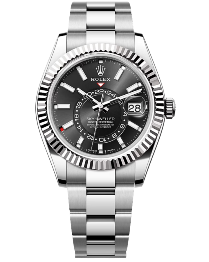 Часы Rolex Sky-Dweller 42 mm Steel and White Gold 336934-0007