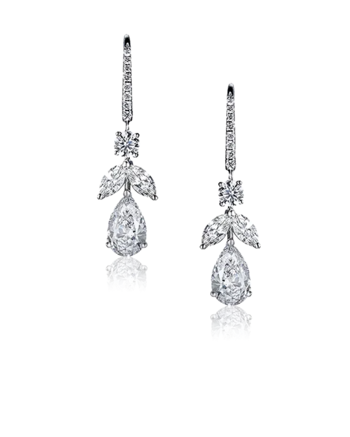 Серьги Graff FRENCH WIRES EARRINGS 1.01 CT F/IF - 1.00 CT F/VS1