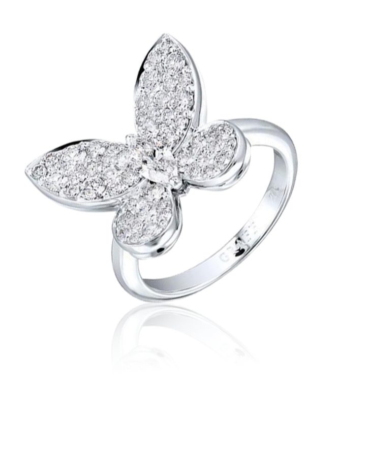 Кольцо Graff DIAMOND PAVE BUTTERFLY RING