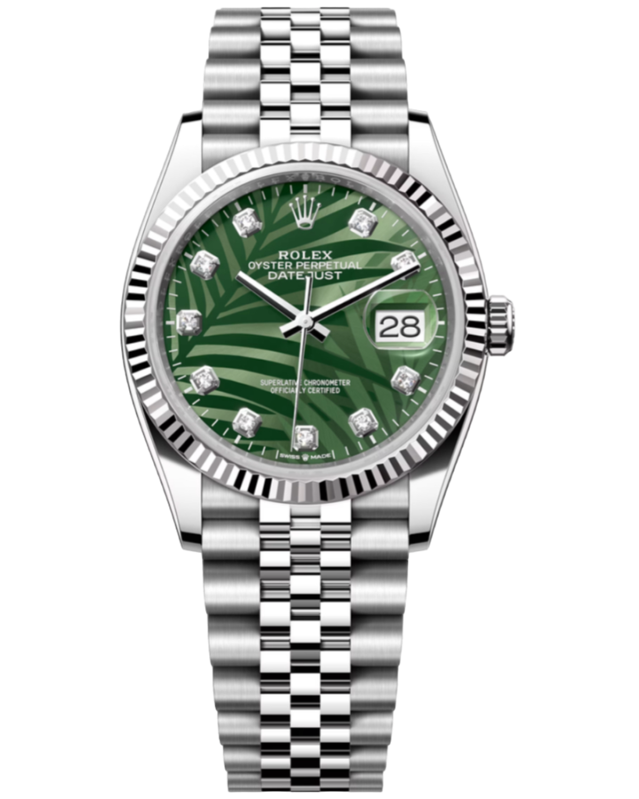 Часы Rolex Datejust 36mm Steel and White Gold 126234-0055