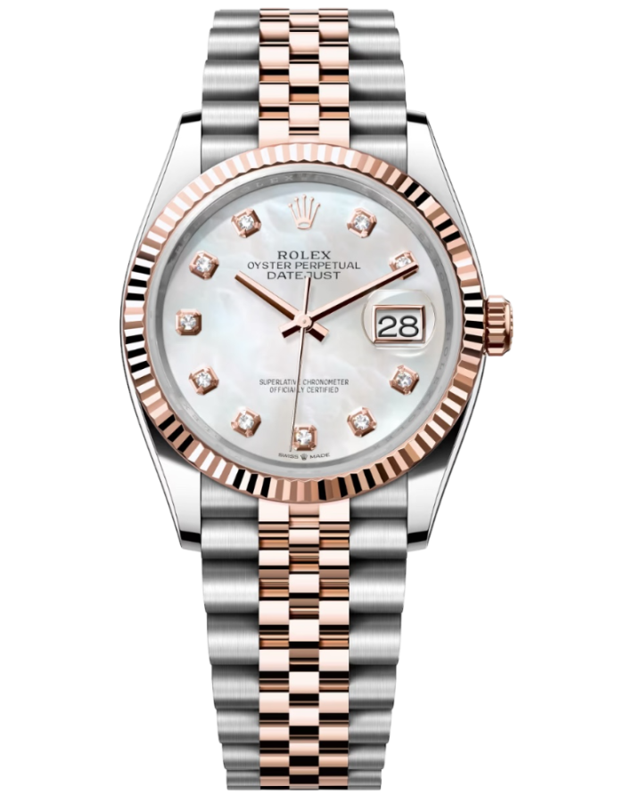 Часы Rolex DateJust 36mm Steel and Everose gold 126231-0021