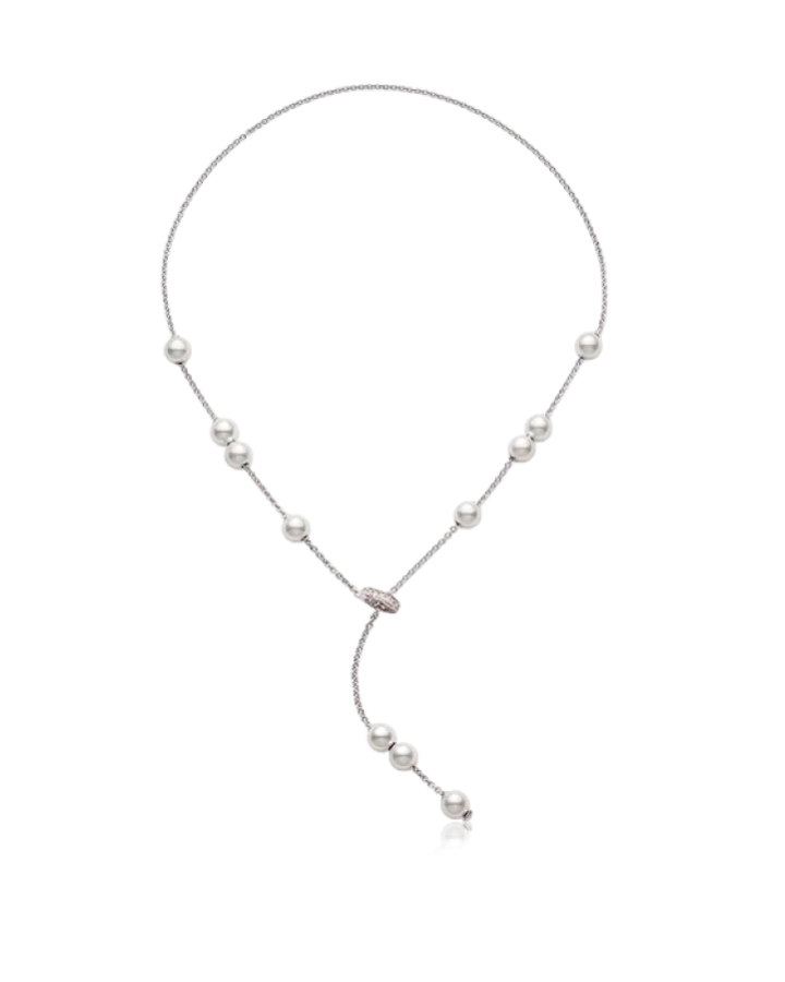 Колье Mikimoto Pearls in Motion Necklace Akoya PPL 351D W 11