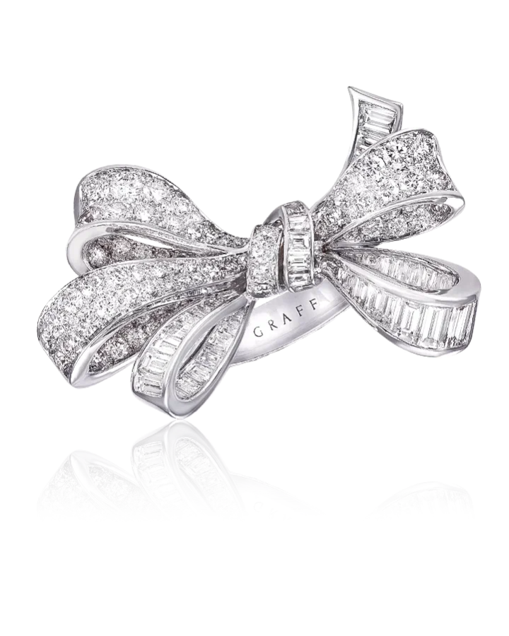 Кольцо Graff Tilda s Bow Double Knot Diamond Ring RGR594