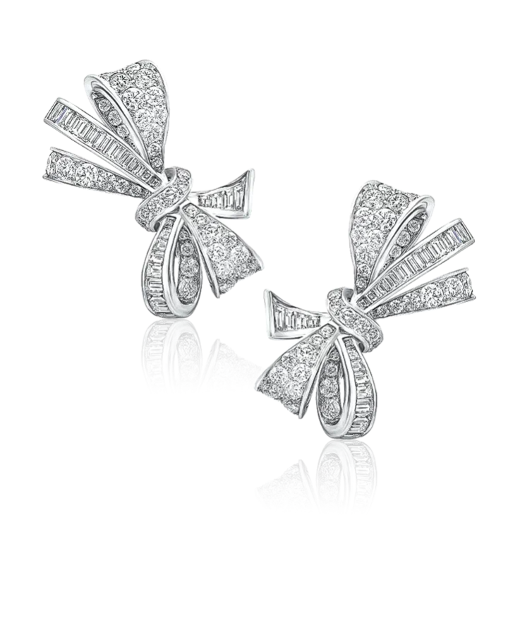 Серьги Graff Tilda’s Bow Classic Diamond Stud Earrings RGE1149