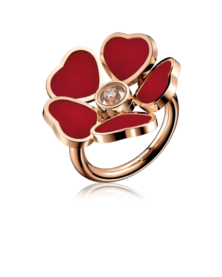 Кольцо Chopard Happy Diamonds Happy Hearts Flowers 82A085-5810