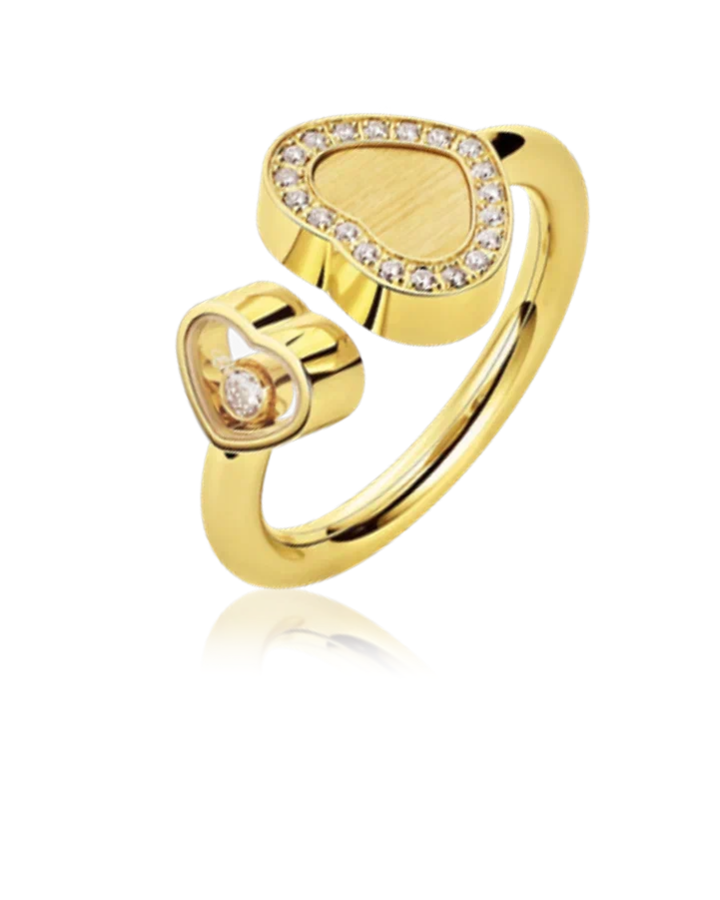 Кольцо Chopard HAPPY HEARTS GOLDEN HEARTS 82A107-0910