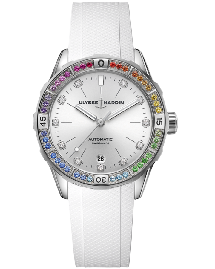 Часы Ulysse Nardin Lady Diver Rainbow 8163-182B1LE-1A-RAIN/3A