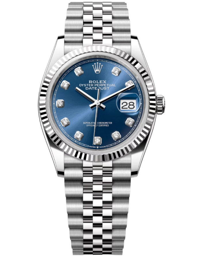 Часы Rolex Datejust 36mm Steel and White Gold 126234-0038