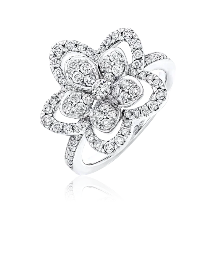 Кольцо Graff Wild Flower Large Diamond Ring RGR845