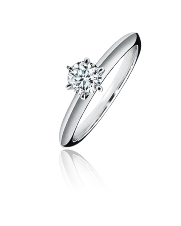 Кольцо Tiffany&Co. Помолвочное Tiffany Setting 0.31ct G/VS1.