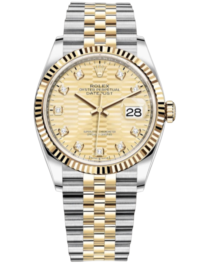 Часы Rolex Datejust 36mm Steel and Yellow Gold 126233-0015