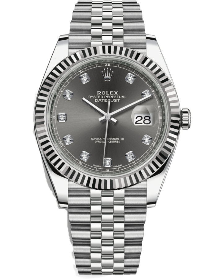 Часы Rolex Datejust 41mm Steel and White Gold 126334-0006