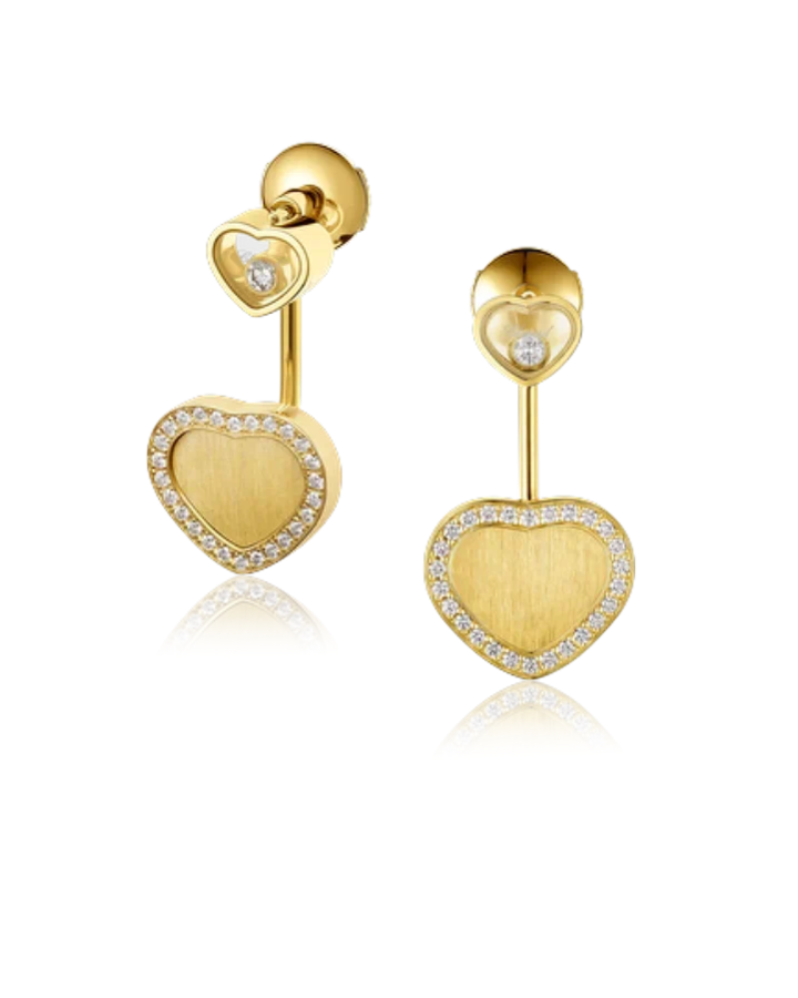 Серьги Chopard HAPPY HEARTS GOLDEN HEARTS 83A107-0921